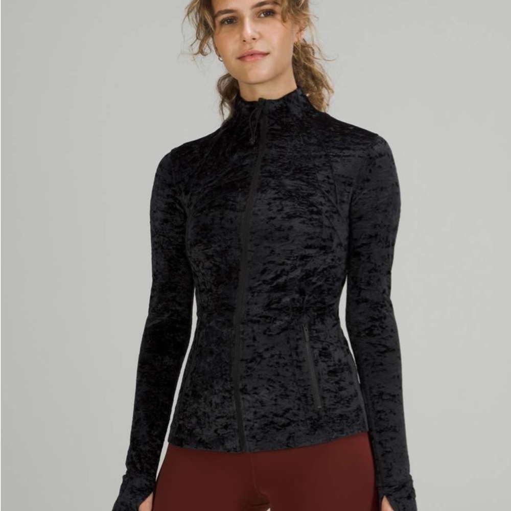 Lululemon Define Jacket *Velour Black Like New.Size 4